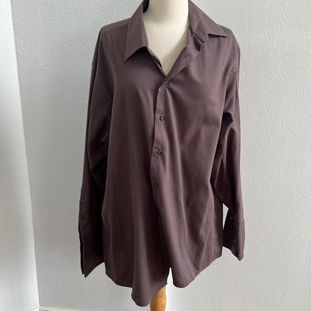 Geoffrey Beene Cotton Dress Shirt Size XL